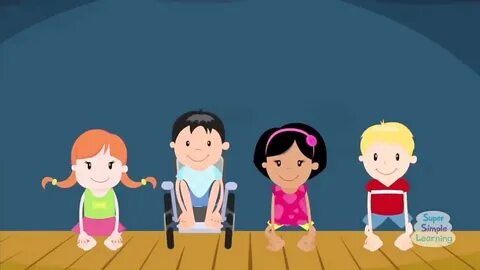 Knees and toes song for kids