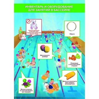 Поведение детей в бассейне