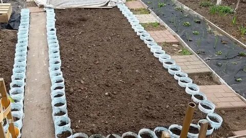 Бордюры для грядок из пластика
