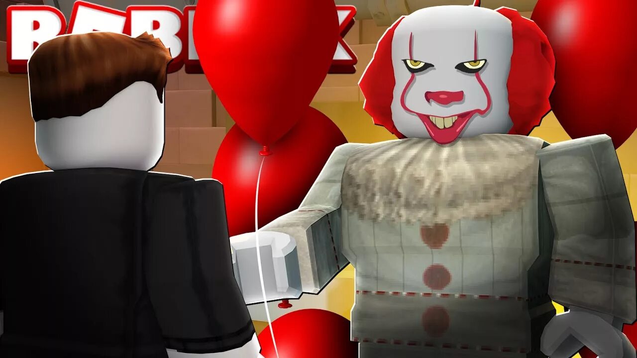 Страшный клоун в роблокс. Игра роблокс клоун пеннивайз. Clown killer roblox. Страшный клоун оно в роблокс. Роблокс пеннивайз 2.