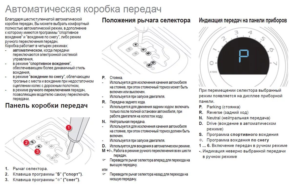 Обозначения на рычаге автоматической коробки передач. Как включать передачу на коробке автомат. Коробка автомат обозначения скоростей Ситроен. Обозначения на коробке передач автомат Ситроен с4.