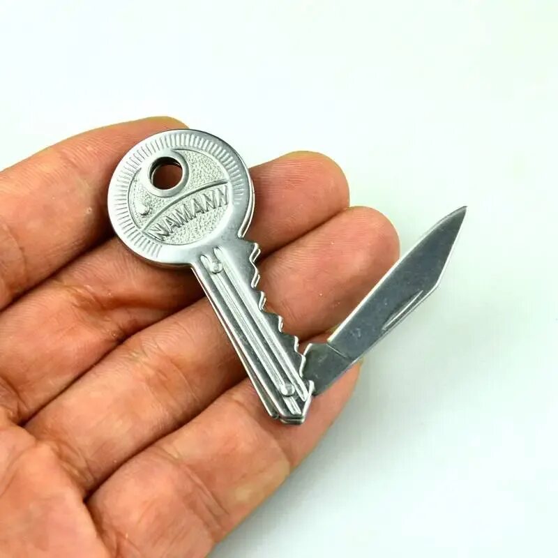 Мини без ключей. Нож Mini Pocket Knife. Нож-брелок Tesla ku-02 нержавеющая сталь, с локером. Нож на ключи складной.