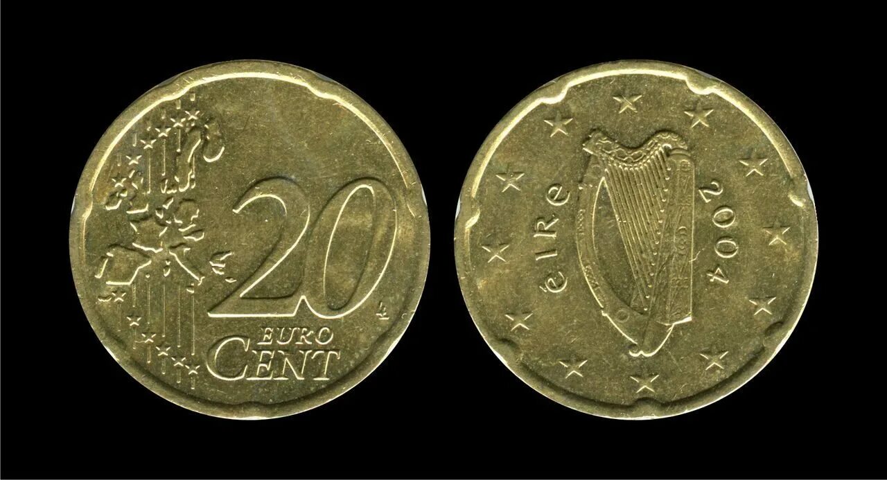 20 центов в рублях на сегодня. 50 Евроцентов Ирландия. Монета 10 евро цент. 10 Евроцентов 2007. Монета 10 евроцентов 2007 года.