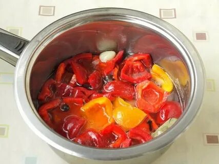Перец в растительном масле
