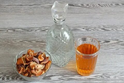 Настой сушеных яблок