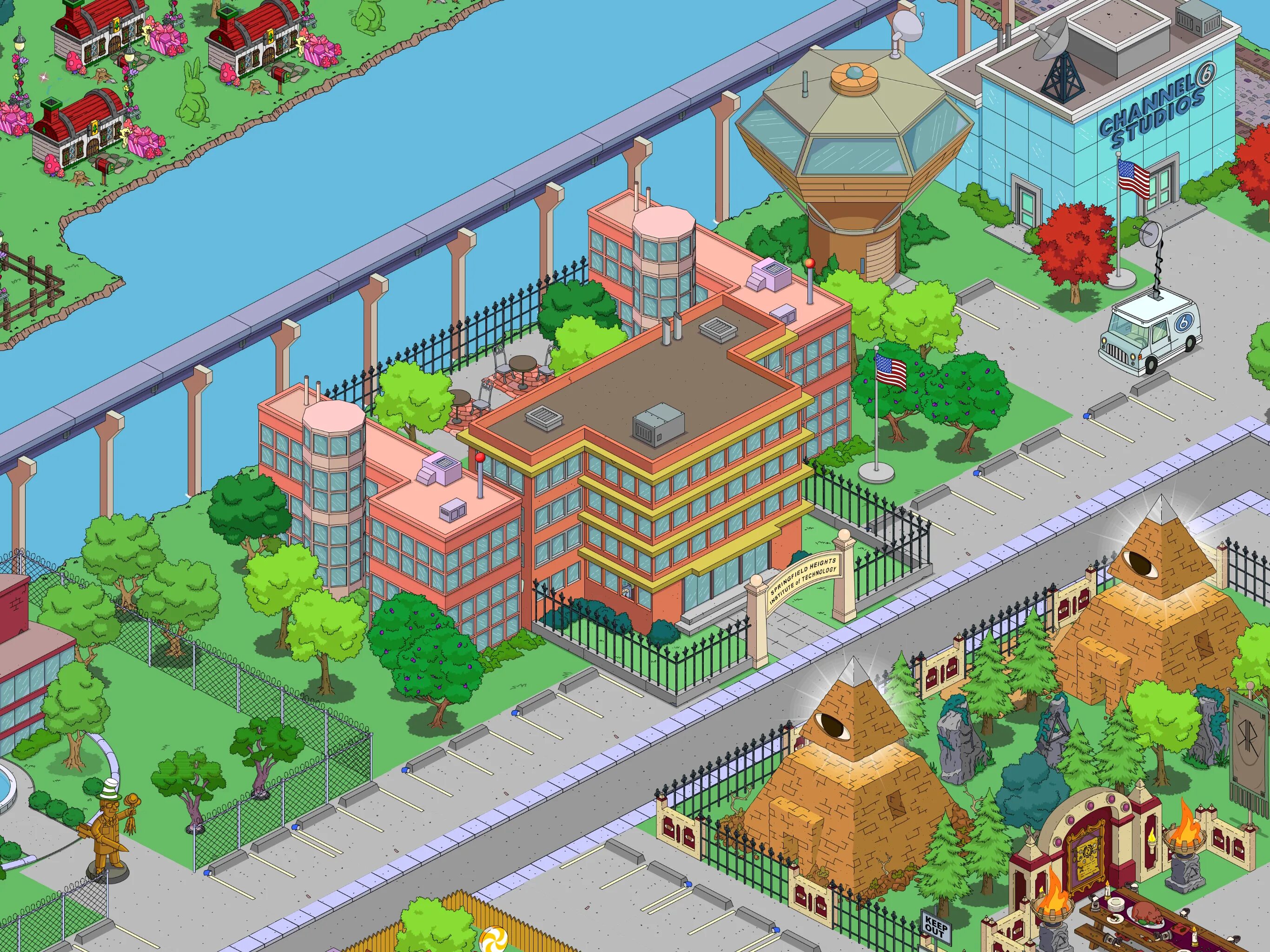 Springfield игра. Игра симпсоны спрингфилд. спрингфилд игра город. спрингфилд хайтс город игра. спрингфилд тапед аут.