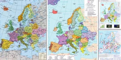 зарубежная европа атлас