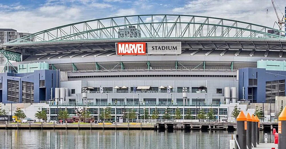 Marvel stadium. Docklands arena. Доклендс (стадион). Etihad airlines stadium. Доклендс (стадион).