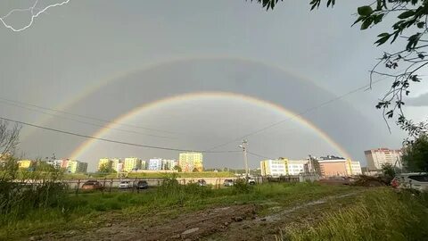 Радуга появляется после
