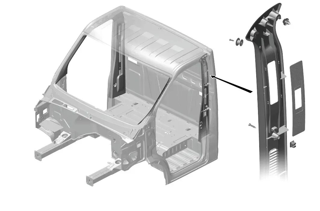 Боковина газель некст. А21r23-5401011. А21r23-2803019-10. Боковина газель некст. Проем двери газель 3302 левая.