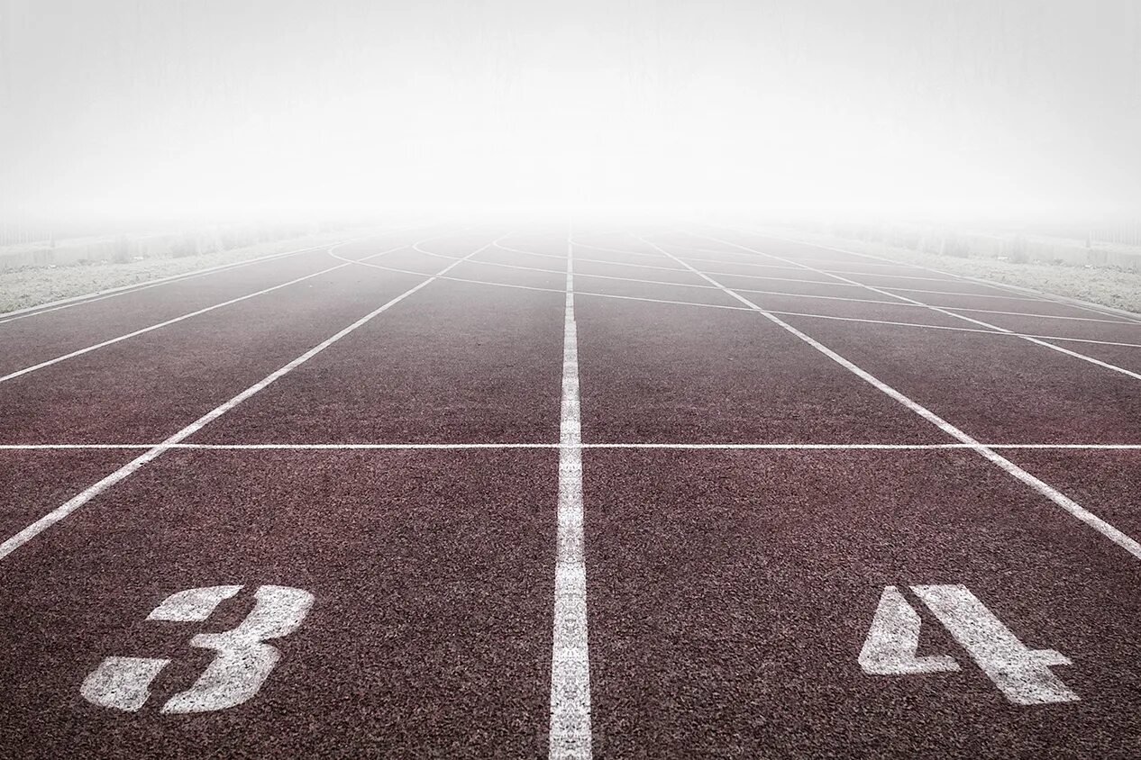 On he track