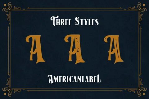 Шрифт american