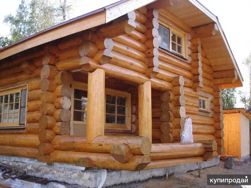 Сруб из сосны - купить в Санкт-Петербурге по цене 20000 руб. за кв. м на СтройПо