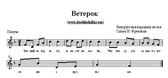 Ветерок Ноты. Ветерок песня. Ноты детские песенки для дошкольников. Весенняя песенка для малышей Ноты.