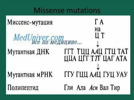 Миссенс мутация