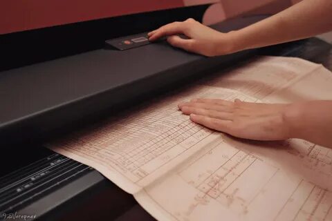 Сканирование чертежей
