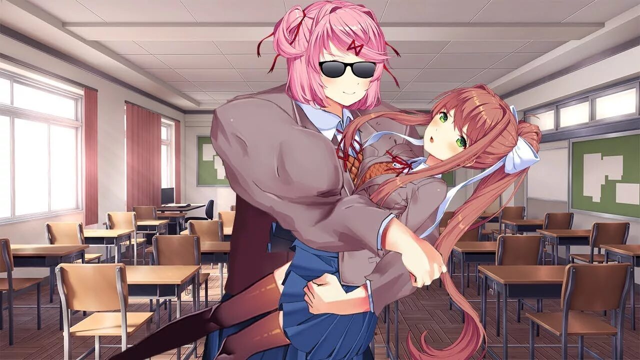 Доки доки страшно. Моника и нацуки. нацуки тук. нацуки doki doki качок. доки доки моника и нацуки.