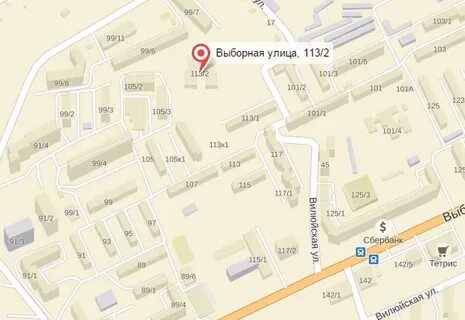 Новосибирская улица карта