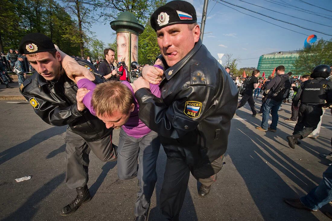 Полицейский беспредел с матом