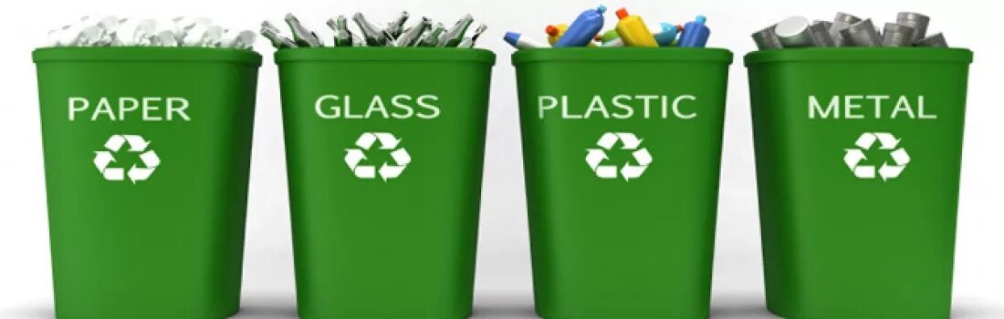 We can recycle. Plastic Glass waste.