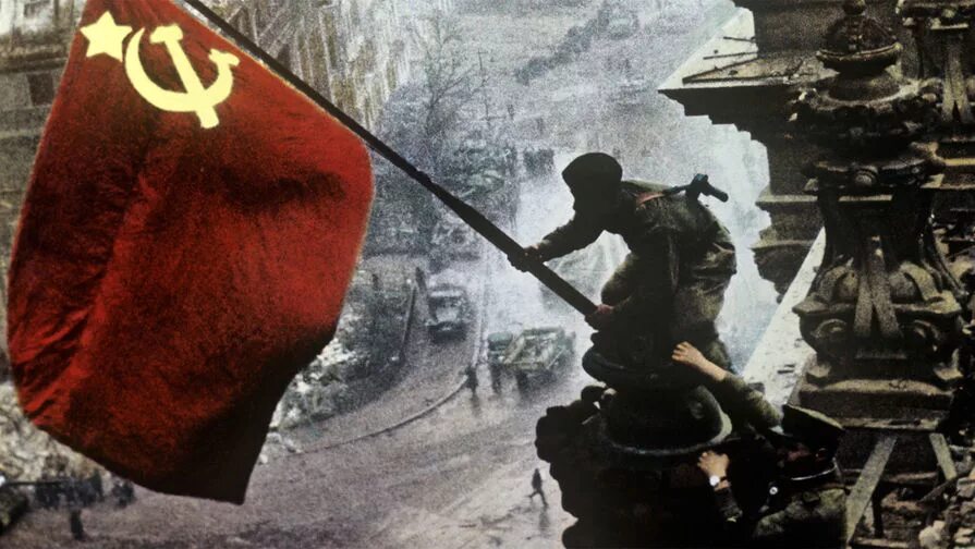 Why the Soviets doctored this iconic photo - YouTube