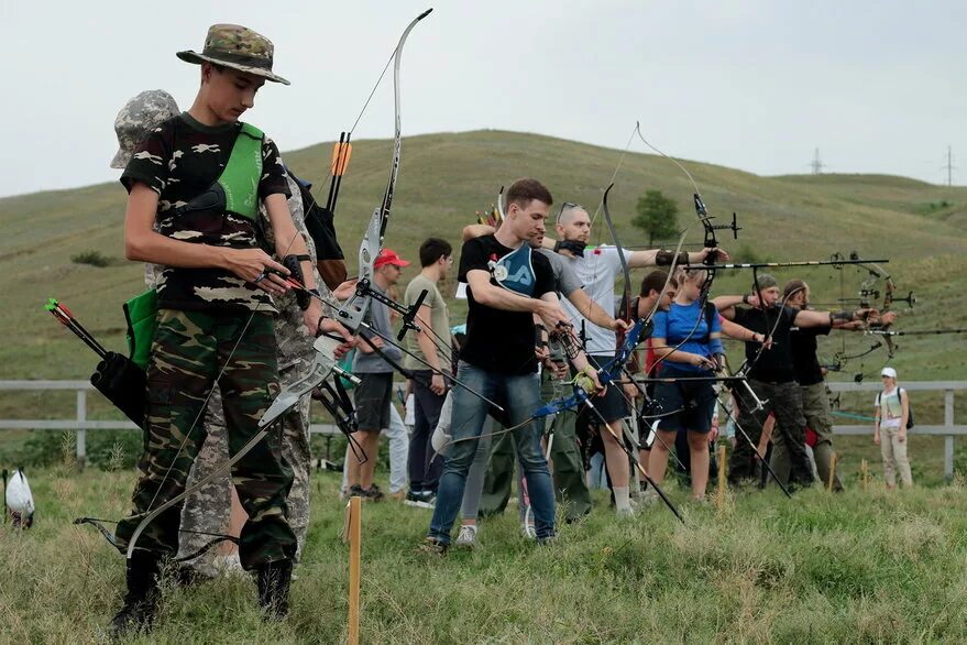 Верховая стрельба. Саадак Волгоград.