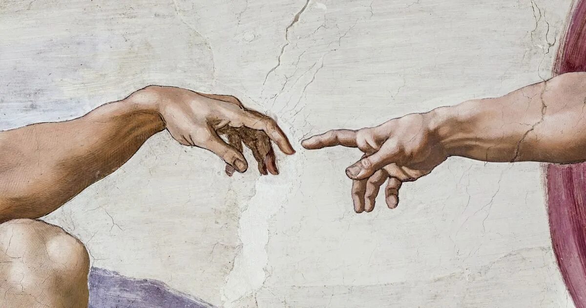 Touching art. Touching art