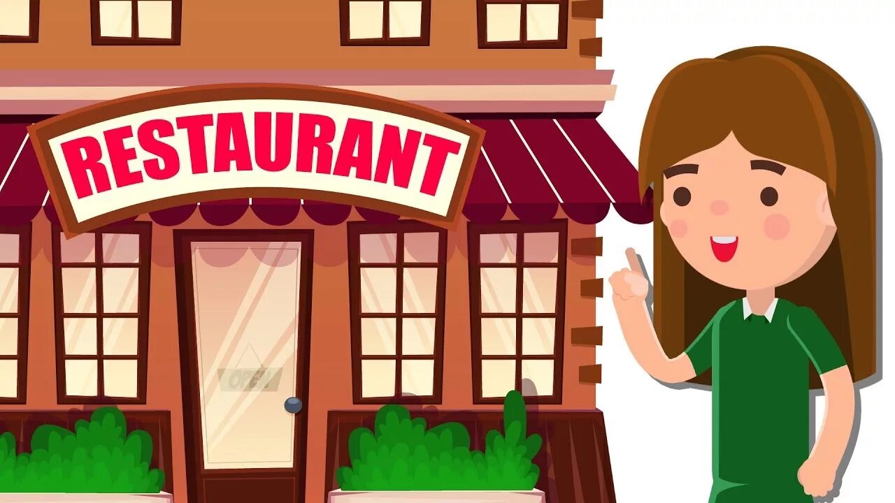 She is ordering. Restaurant картинка для детей. Магазины на английском для детей. Картинка для детей at the resta. В кафе для детей англ.