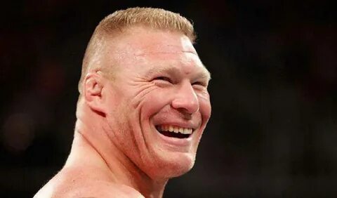 Brock lesnar smile