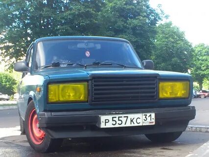 Ваз 2107 желтая