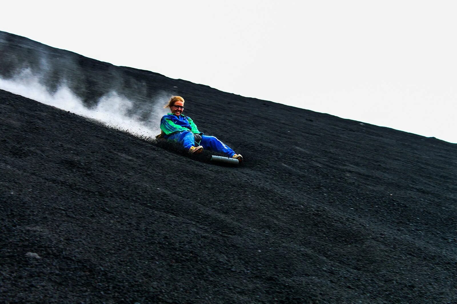 Chris volcano surfing every weekend