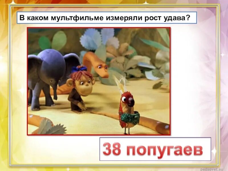 Измерение удава в попугаях. Длина попугаев. Измерение удава. В чем измеряют удава. В чем измеряют удава.