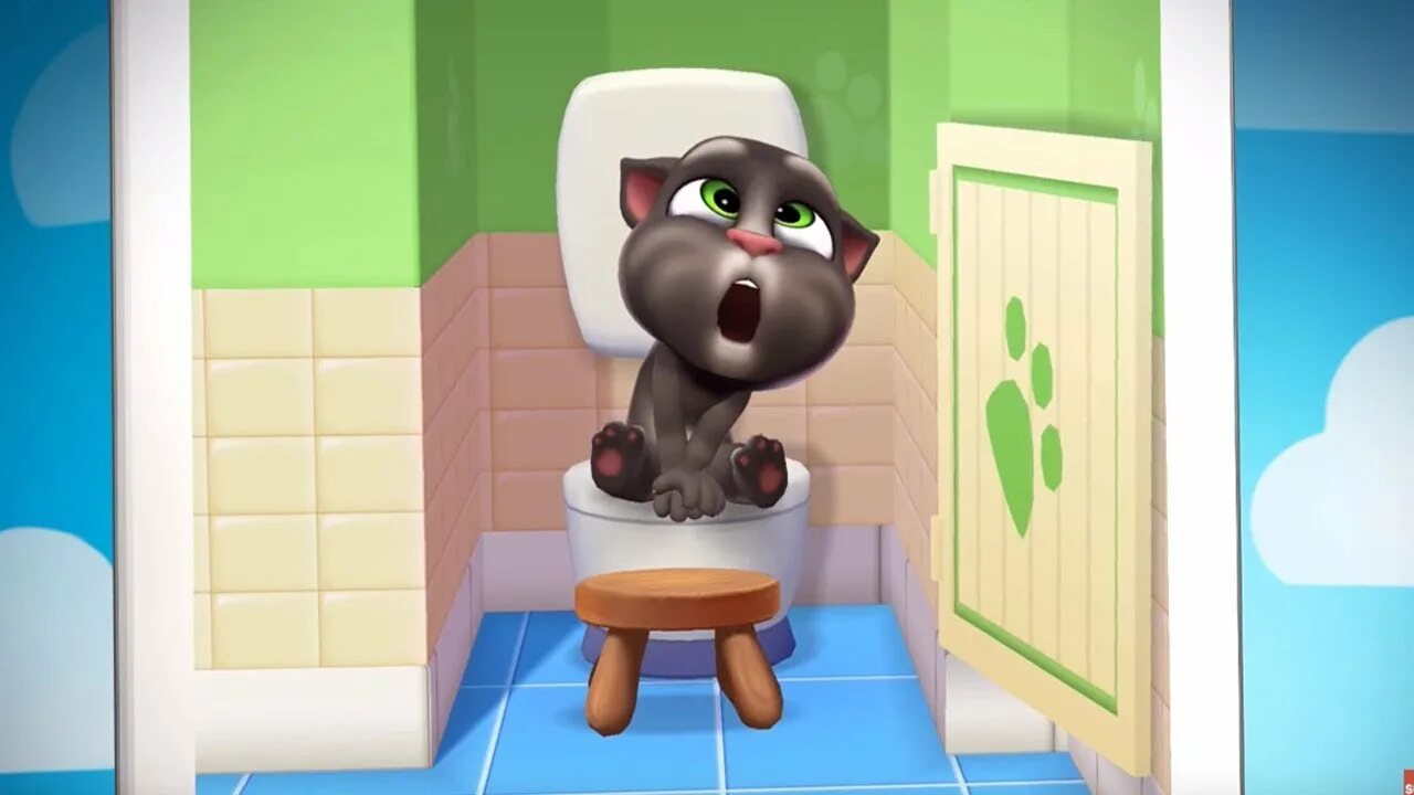 Игры для тома 2. Talking Tom. Говорящий том 2. Говорящий том 2 игра. My talking Tom туалет.