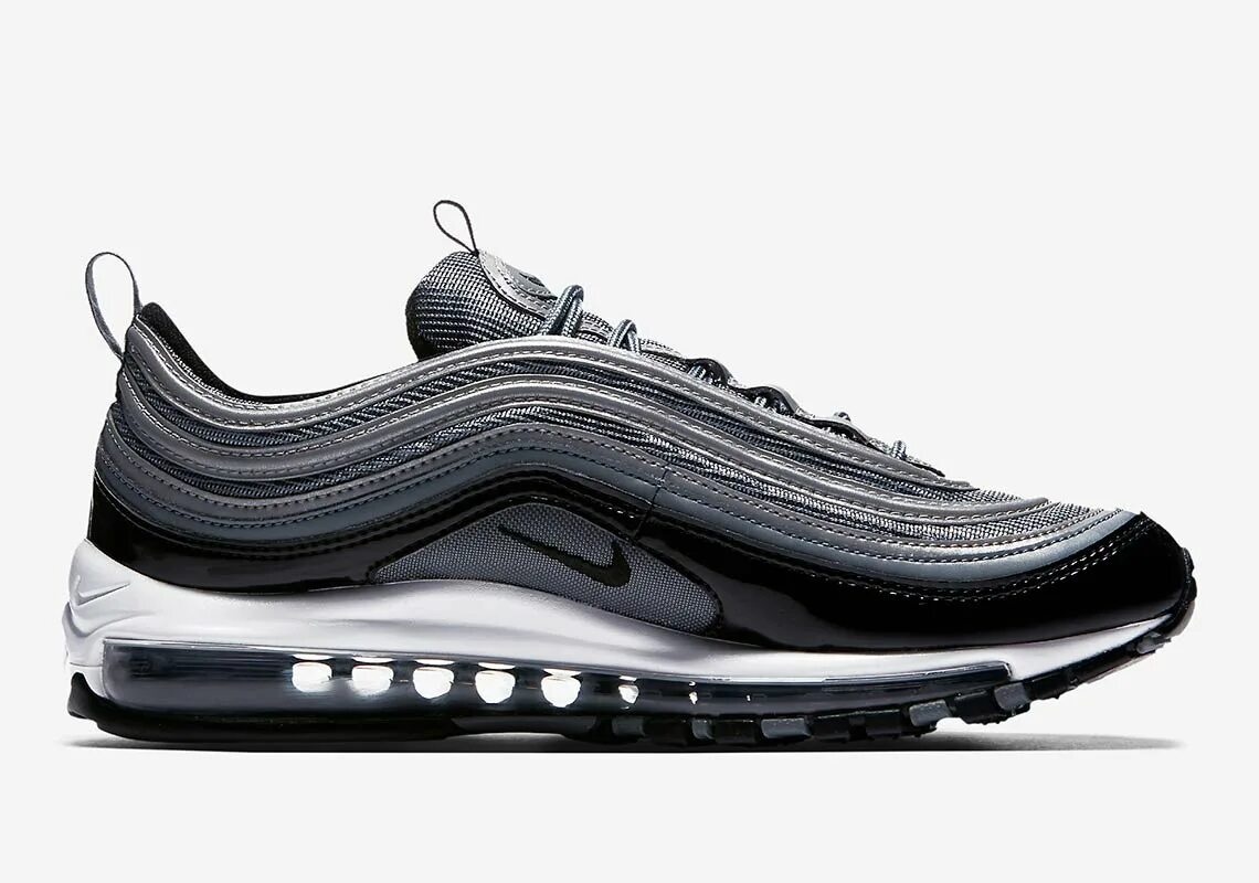 Найк выпустят. Nike Air Max 97. Nike Air Max 97 Silver Black. Air Max 97 Grey. Nike Air 97.