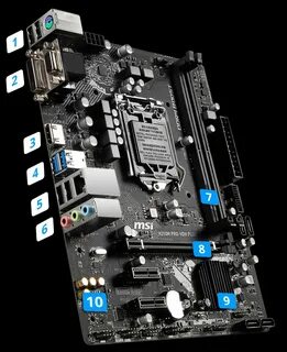 Материнская плата msi h310 f pro
