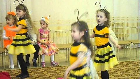 Танец пчелок в детском саду видео
