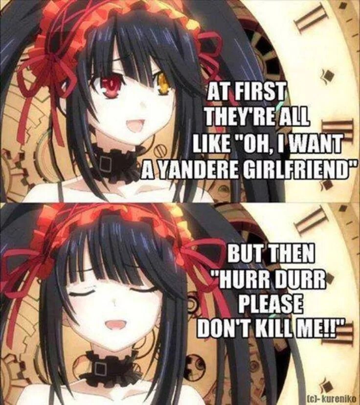 I want to be a girl. Yandere girlfriend.