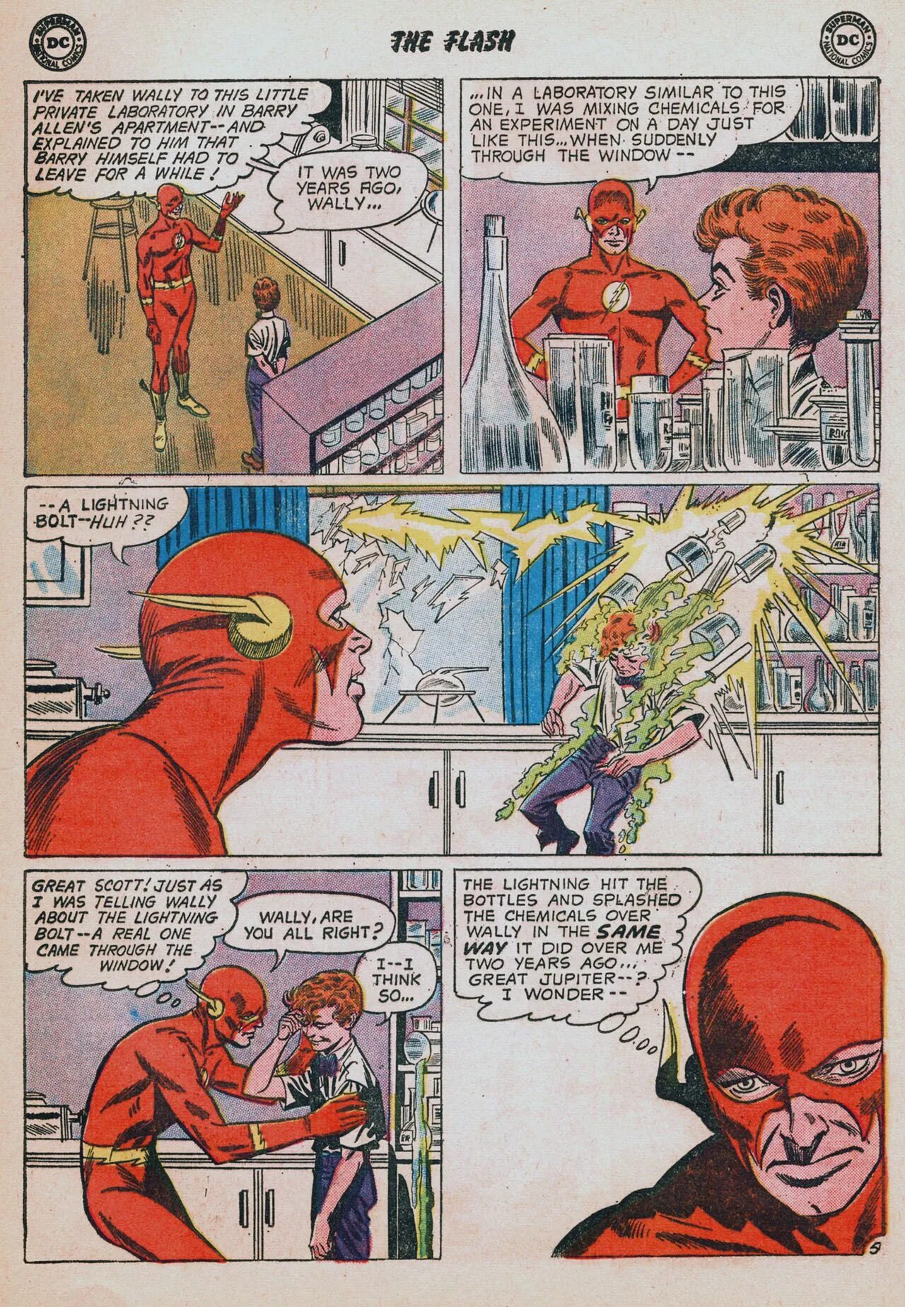 The Flash 1959. The Flash #110. Какая молния у Уолли Уэста. Shadow and Jolt комикс. Флеш 110