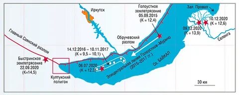 Байкал озеро землетрясение