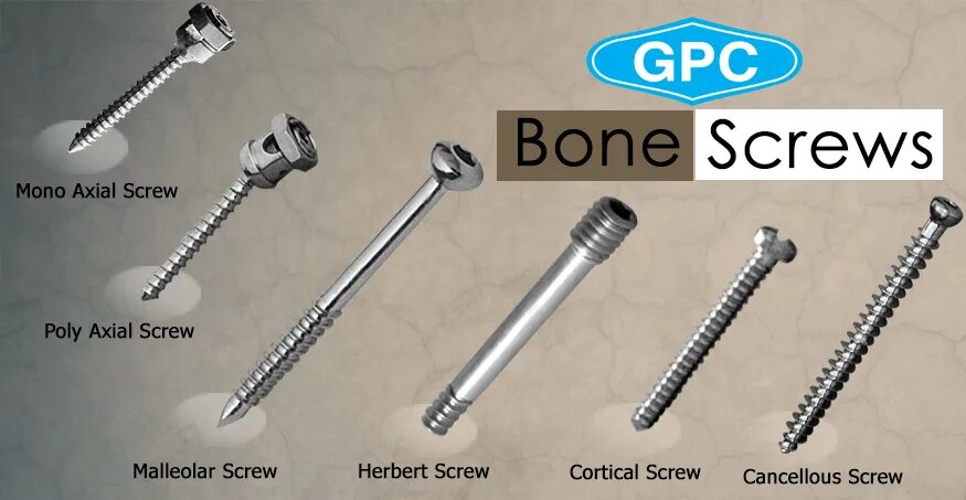 Bone Screws. Cancellous Bone Screw. Cortex Locking Screw. Lag Screw в травматологии.
