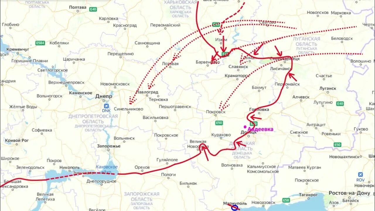 Сводки с сво от юрия подоляка. Карта боевых действий на Украине. Изюм Украина на карте боевые действия. Линия фронта на Украине 22 апреля 2022.