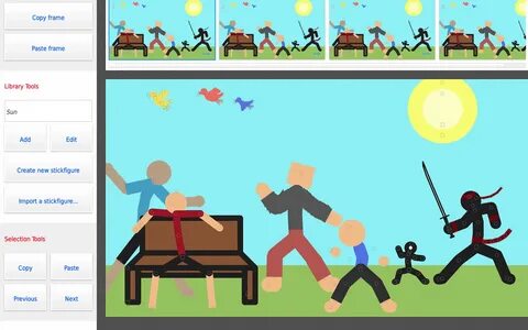 Stick nodes animation