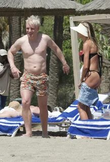 Sophie Habboo - In a bikini on the beach in Marbella. 