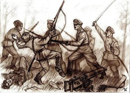 Рисунки белого движения