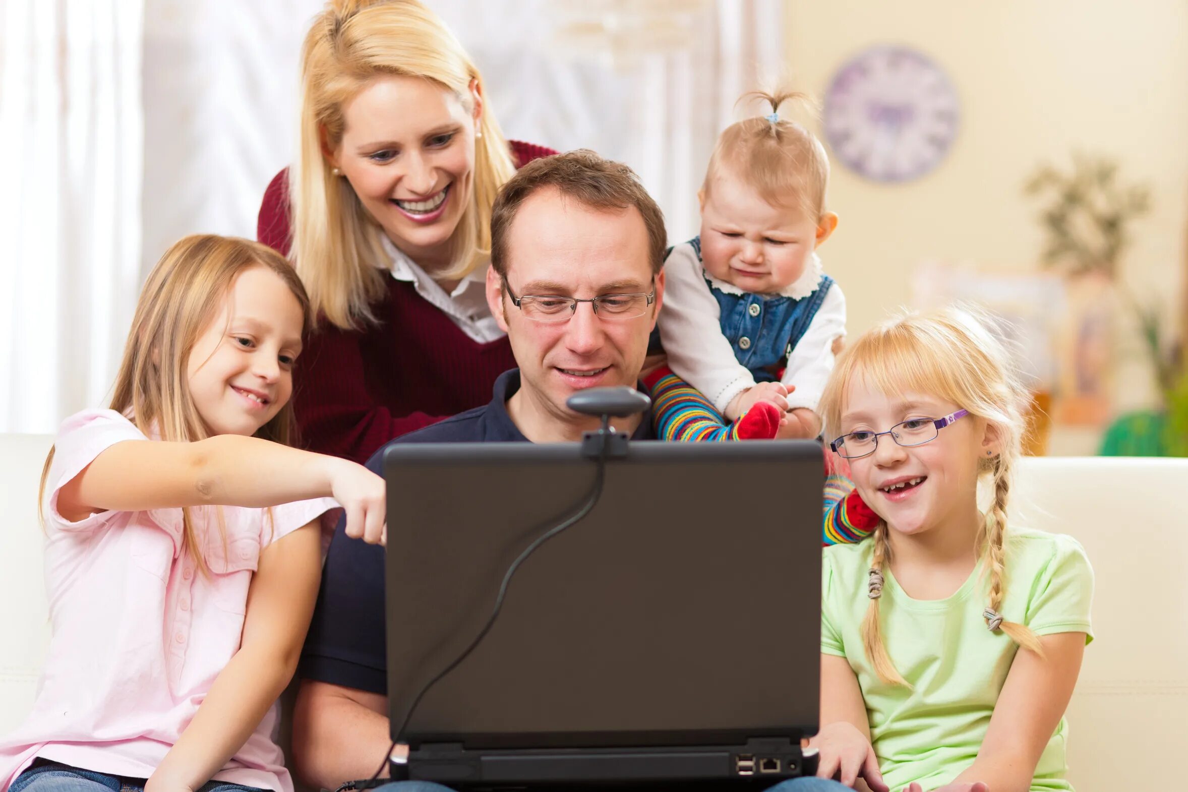 My family and computer