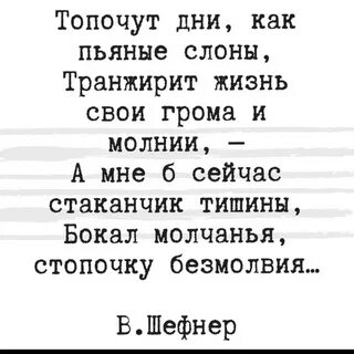 Молчание стих