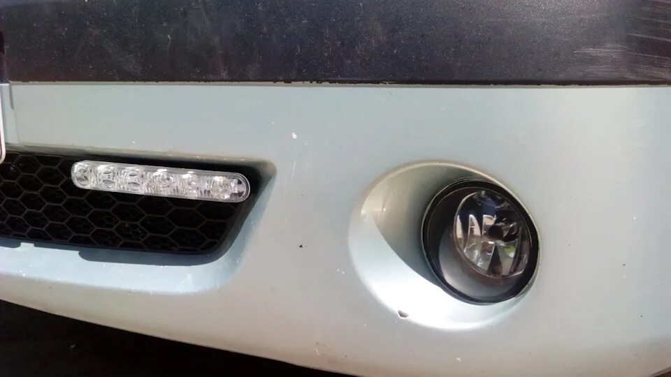 Установка противотуманных фар штатно. - Renault Megane II, 1,6 л, 2007 года свои