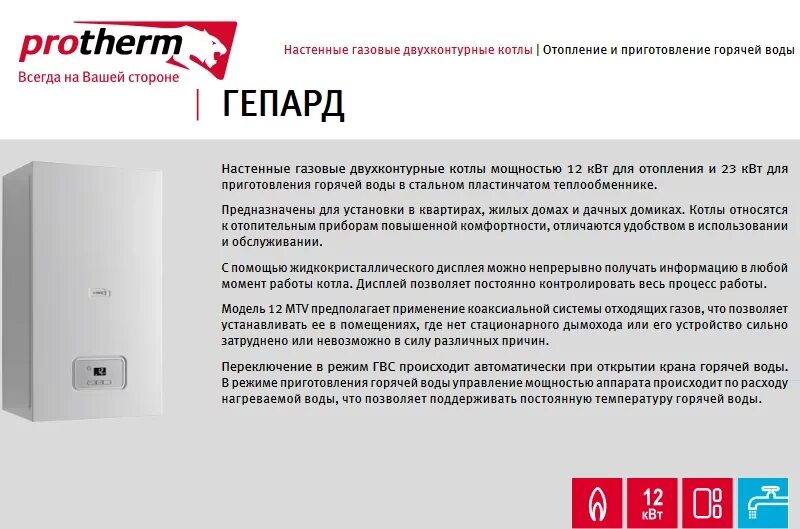 Protherm какое давление