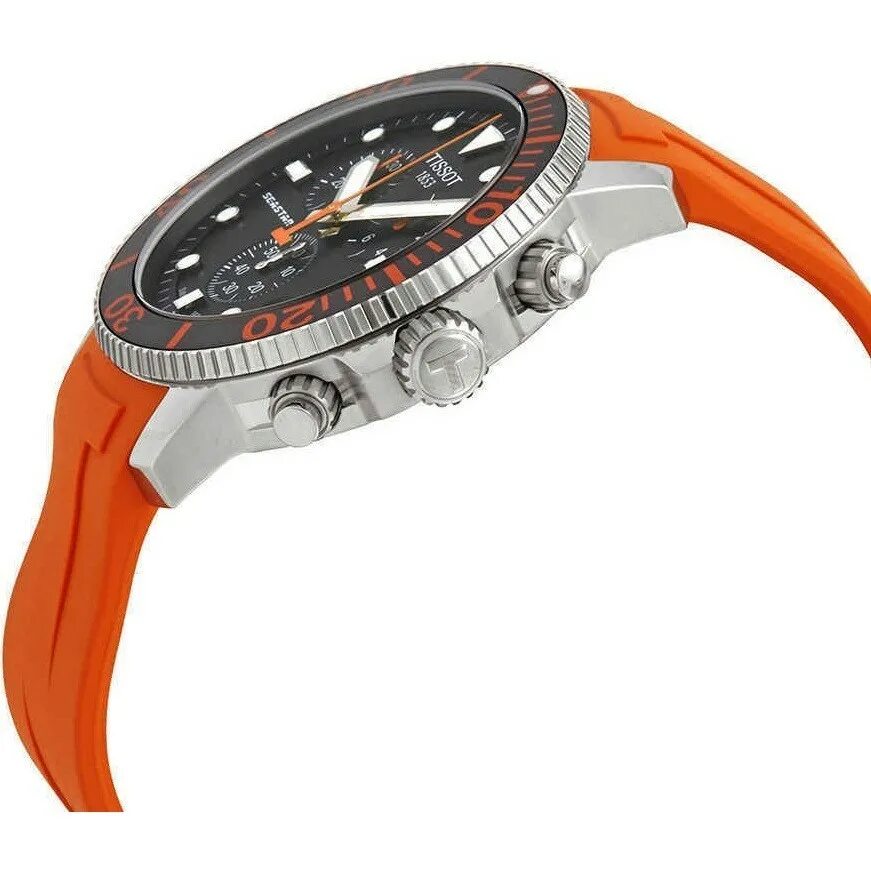 Seastar automatic. Tissot seastar 1000. tissot seastar 1000 chronograph. tissot sea star 1000 orange. tissot seastar orange.