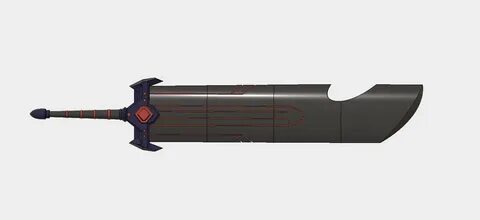 A (file only) Trollhunters sword- Daylight/Eclipse.